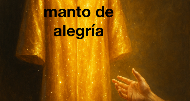 EL MANTO ES TUYO, ¡PERO TIENES QUE PONÉRTELO!