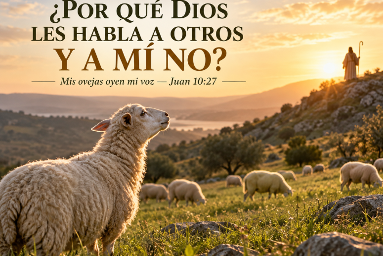 Las ovejas oyen la voz de su pastor